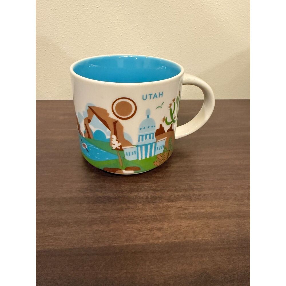 Starbucks Ceramic Coffee Mug Utah 2013 You Are Here Collection 14 oz